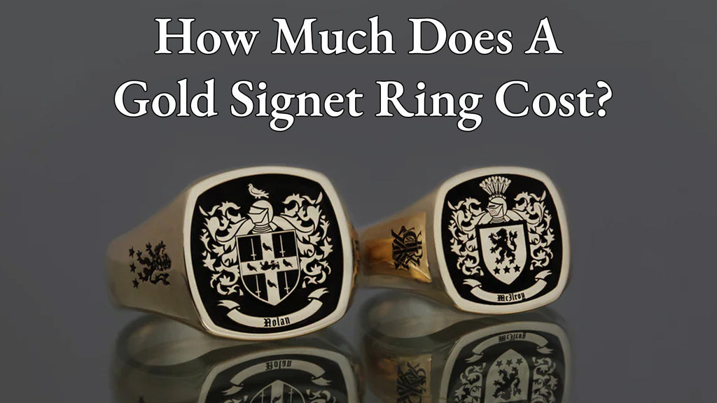 How much does a gold signet ring cost?