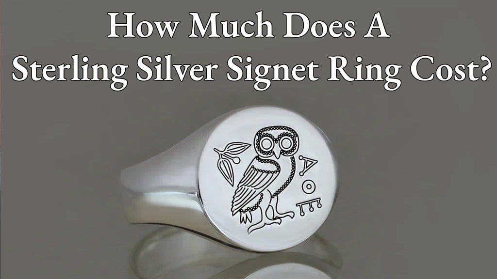 How much does a sterling silver signet ring cost?